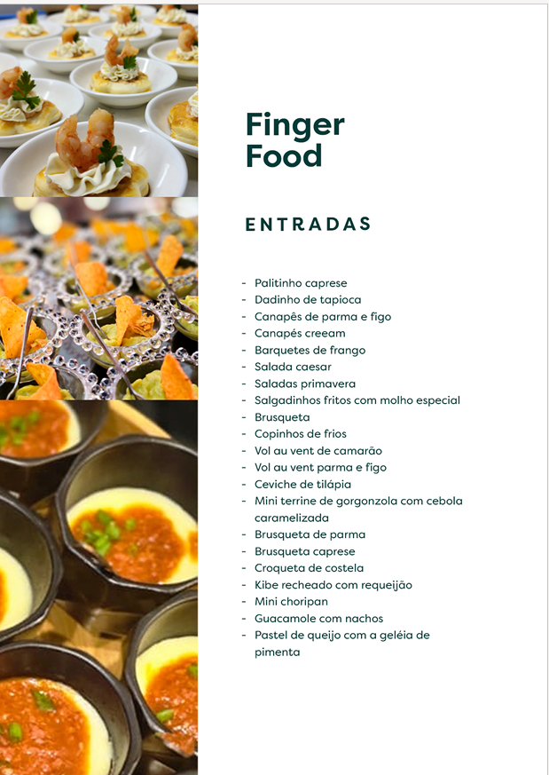 Finger Food e Entradas
