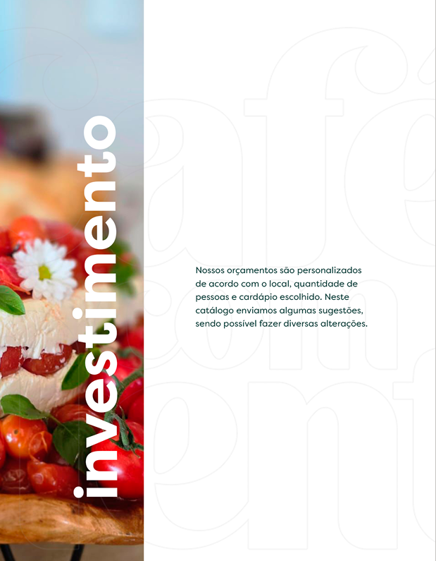 Investimento e Orçamentos Café com Menta